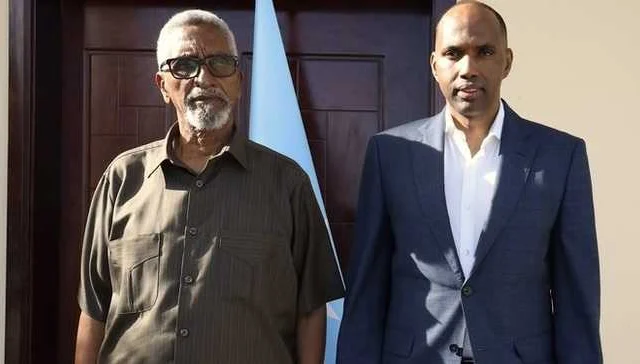 Former Prime Minister meets with Senate Speaker Abdi Hashi in Mogadishu
