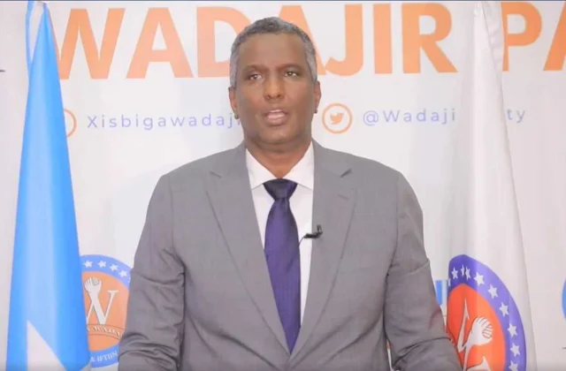 Hoggaamiyaha Xisbiga Wadajir oo ku eedeeyay madaxda DFS boob ka dhan ah Matalaadda Gobaladda Waqooyi!