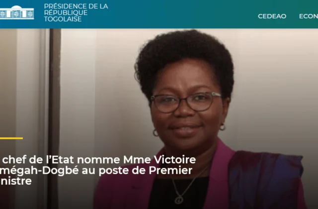 Victoire Sidémèho Tomegah-Dogbé, 1st female Prime Minister since independence
