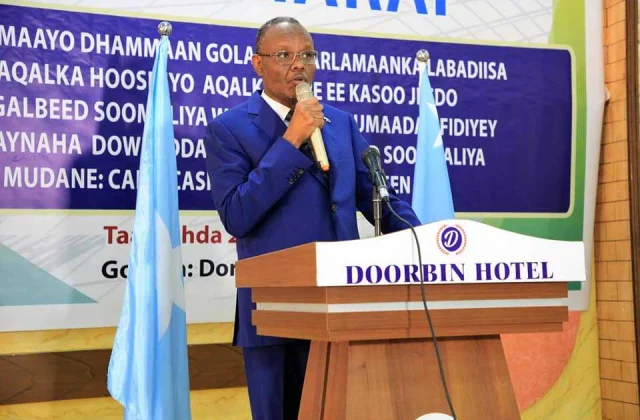 “Xildhibaanno, Ansixiya Heshiiska Doorashada waa u muhiim Dalka” Md Laftagareen.