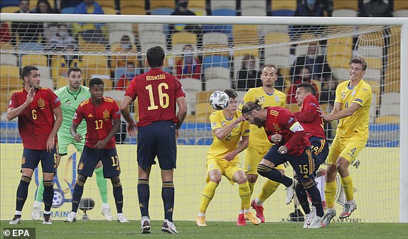 Ukraine Oo Garaacday Spain, Jarmalka Oo Guul Loo Diiday Iyo