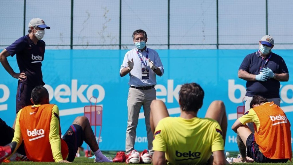 Mid Kamida Xiddigaha Ugu Muhiimsan Barcelona Oo Tababarka