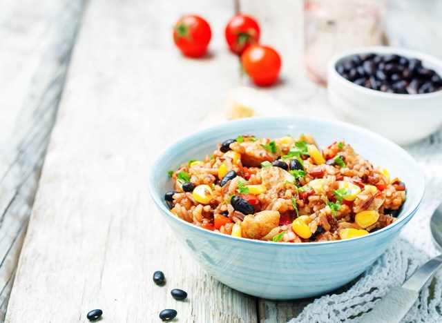 dinner in bowl