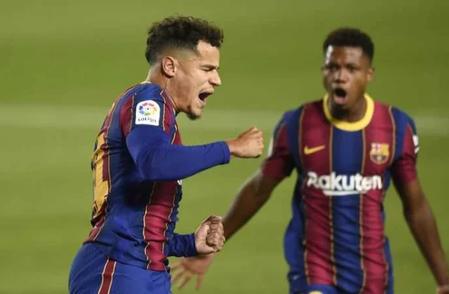 Barcelona Oo Taako Ku Qabatay Sevilla, Coutinho Oo Guuldarro