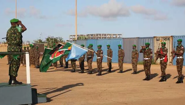 AU Power Commander visits KDF, ENDF troops in Jubaland