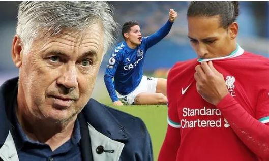 Carlo Ancelotti Oo Ku Eedeeyey Virgil van Dijk Inuu Dhaawac