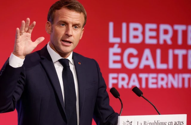 Anti-Macron protests in western Libya