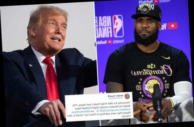 DAGAALKA U Dhexeeya Donald Trump & LeBron James Oo Meel Xun
