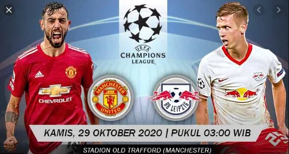 Shaxda Rasmiga Ah Ee Kulanka Manchester United vs RB Leipzig