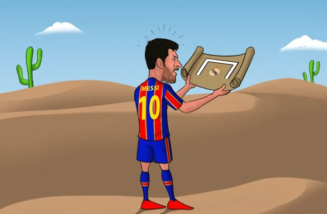 Lionel Messi Oo Inkaari Kaga Ku Habsatey Kulamada El Clasico Tan