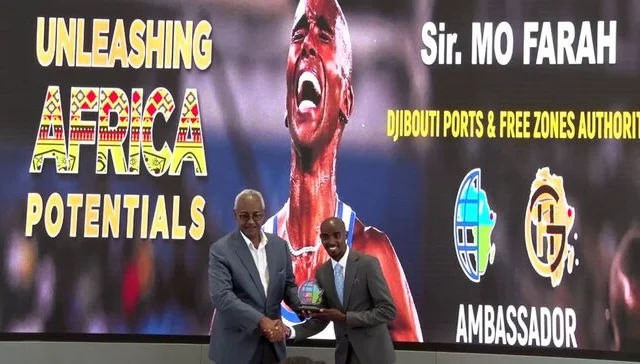 Mo Farah was appointed ambassador to Djibouti ports and free zones