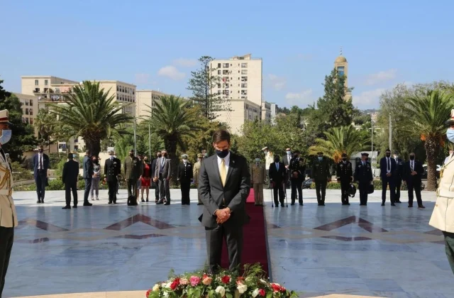 Pentagon chief Mark Esper on official visit to Algeria