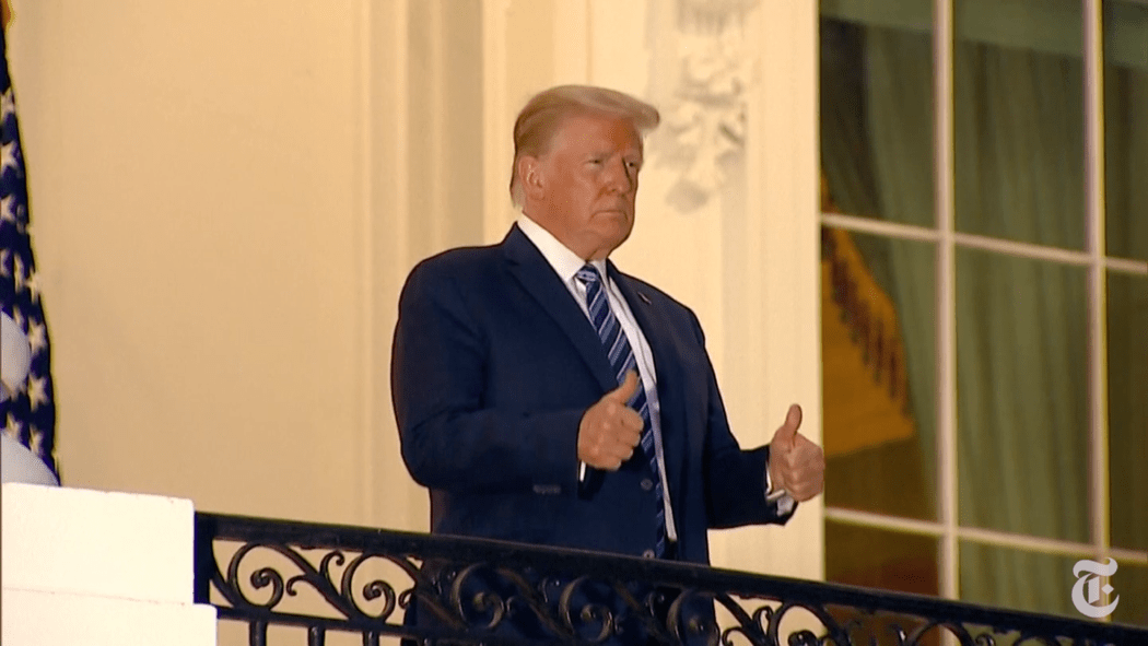 Trump returns to White Home and removes masks regardless of having Covid