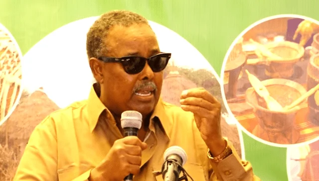 The previous Somalia president says he returned the stolen public