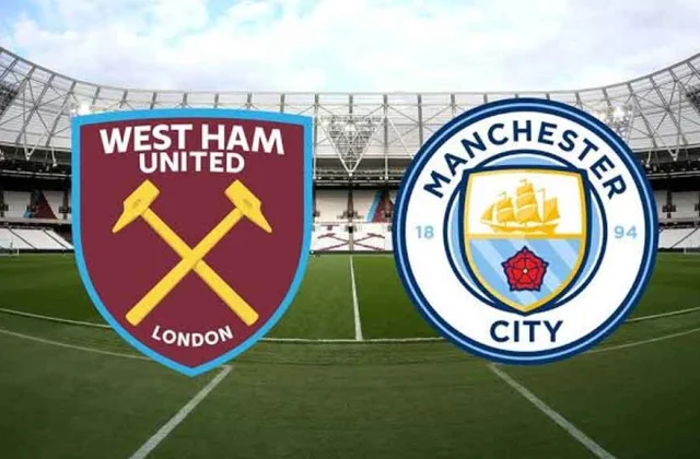 Shaxda Rasmiga Ah Ee Kulanka West Ham United vs Man City –