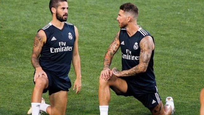 Kabtan Sergio Ramos Oo Qolka Labiska Real Madrid Ku
