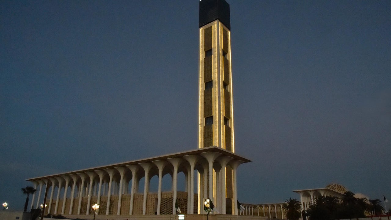 the great mosque in Algiers consecrated today