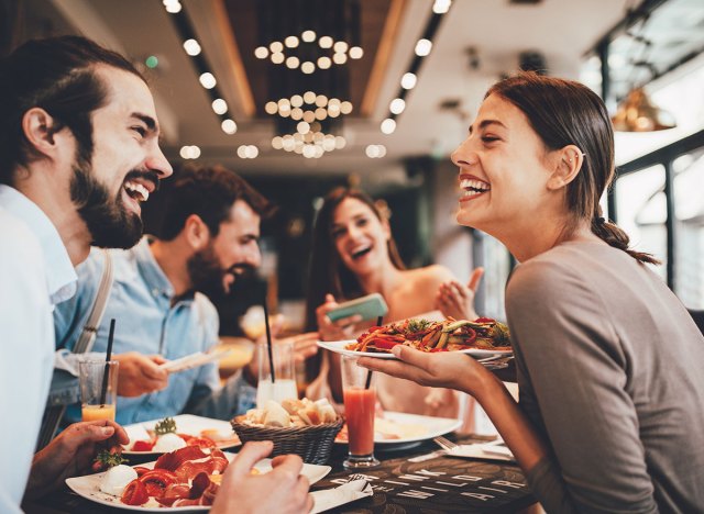 friends eating