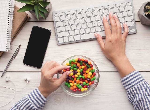 the right way to lose weight even if you really feel lazy 41 candy on desk