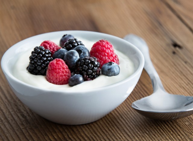 yogurt fruit berries