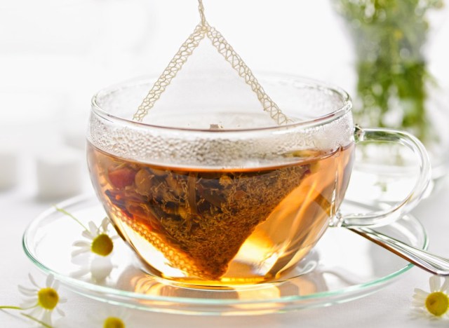 Steep tea bag - how to lose weight overnight