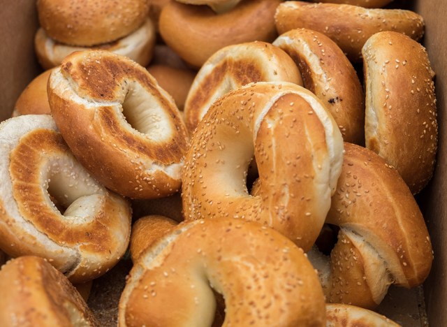 pile of bagels