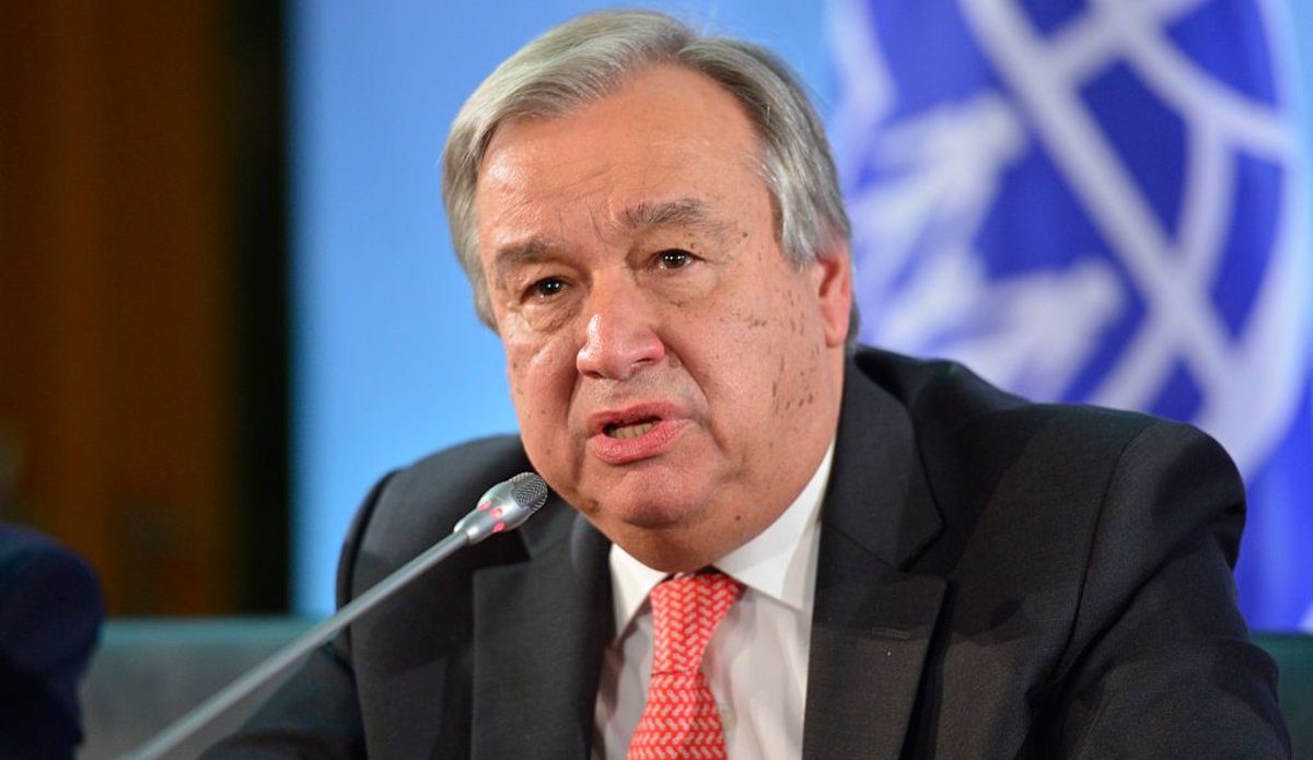 Antonio Guterres oo ku baaqay in xal laga gaaro xiisadda ka