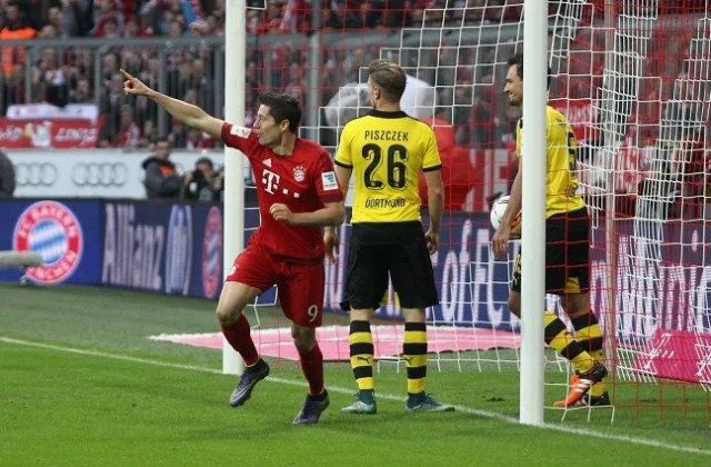 Bayern Munich Oo Meel Saartay Dortmund, Lewandowski &