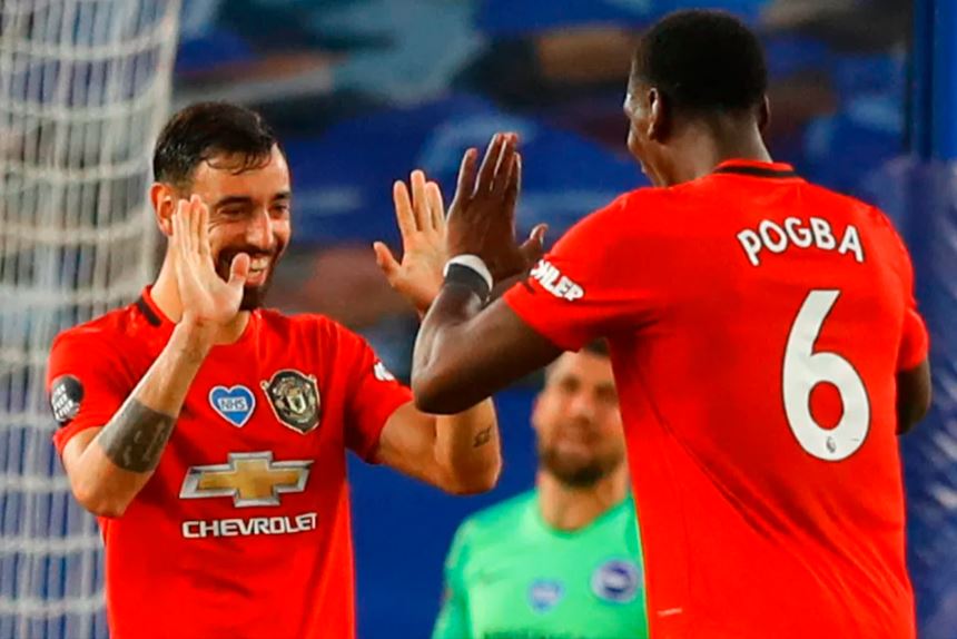 Bruno Fernandes Oo Kashifay Luqada Uu Kala Hadlo Paul Pogba