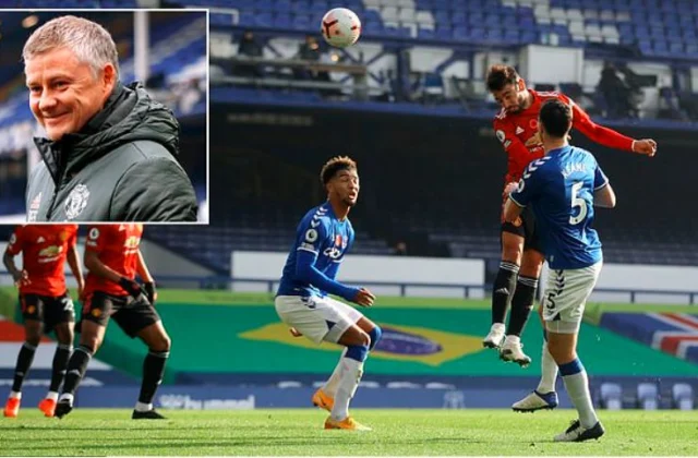 Man United Oo Guul Soo Laabasho Weyn Ka Gaartay Everton,