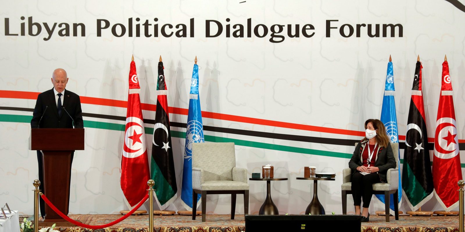 Direct political talks between Libya’s rivals begin in Tunisia when the UN expresses optimism
