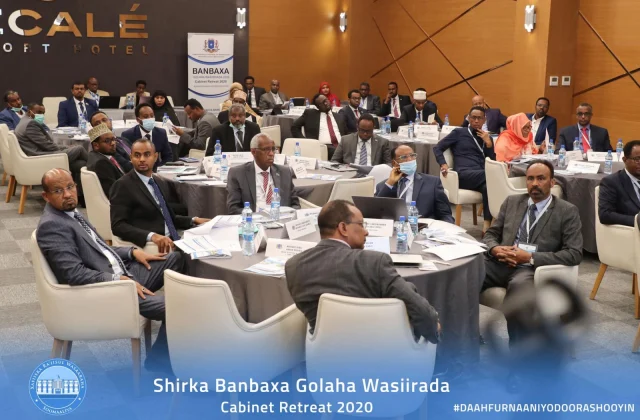 Golaha Wasiirada oo shir Saddex maalin ah ugu furmay Hotelka