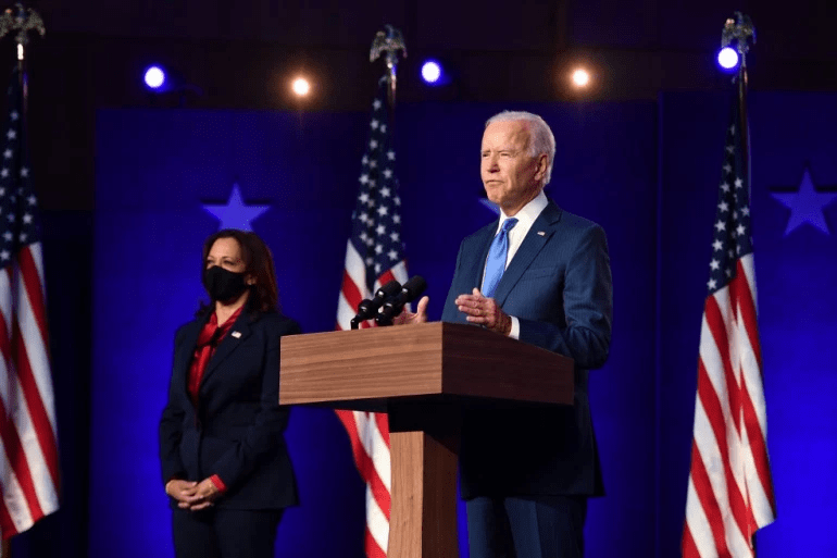 Joe Biden wuxuu ku guuleystay tartankii Aqalka Cad