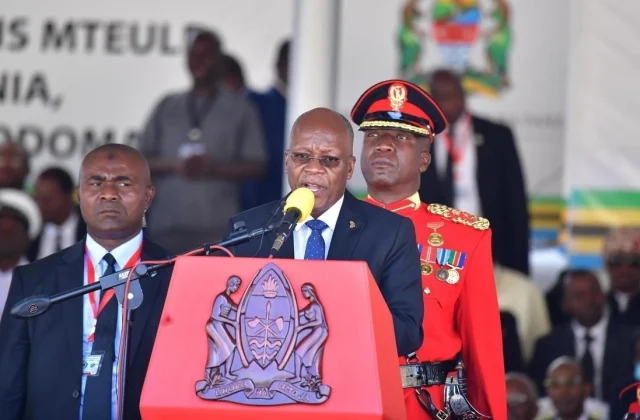 John Magufuli is sworn in for another term