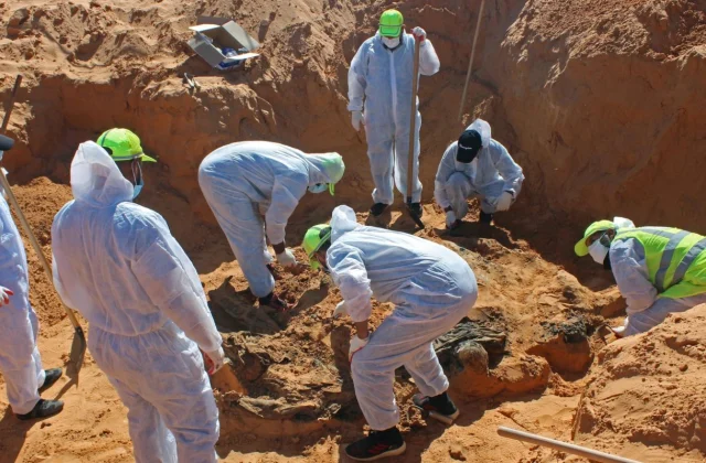 Libyan authorities find new mass graves in the city recaptured from Haftar