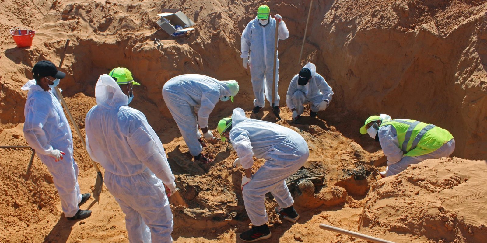 Libyan authorities find new mass graves in the city recaptured from Haftar