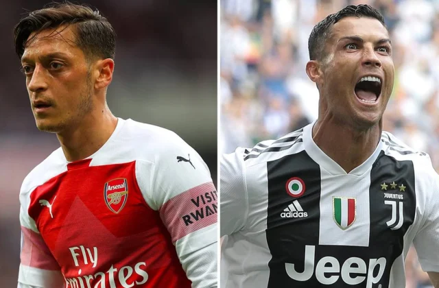 Mesut Ozil, Cristiano Ronaldo & SHAN Xiddig Oo Ay Man United