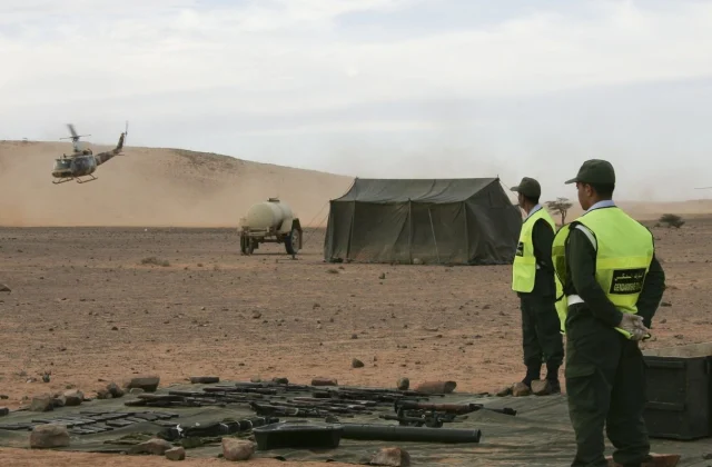 Moroccan troops start operation in Western Sahara