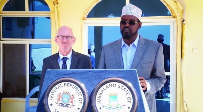 The UN and AU maintain a gathering with Madobe in regards to the relationship with