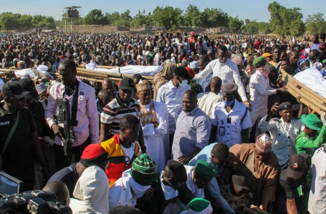 The dying toll rises to 110 after Boko Haram militants attacked the village in Nigeria, the UN stated