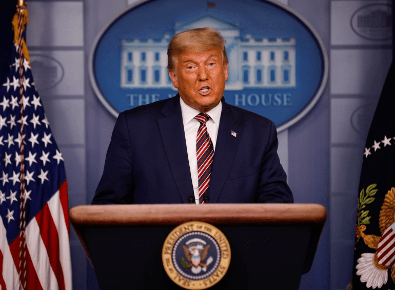 Trump oo diiday guusha la saadaaliyay ee Biden, ayaa yiri