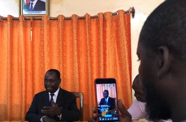 after an incident, François Bozizé speaks