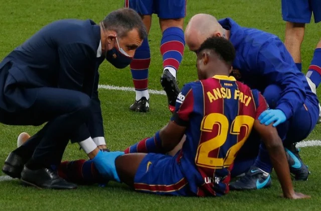 Mucjisadii Barcelona Ee Ansu Fati Oo Dhaawac Halis Ahi Soo