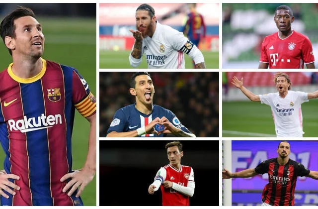 Messi, Ramos, Modric, Ozil, Puig, Alaba, Aguero & 20ka