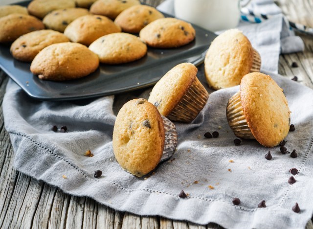 muffin with chocolate