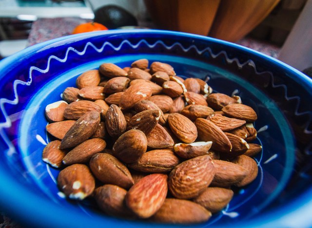 bowl of almonds