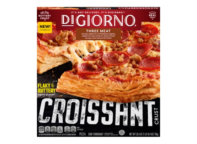 digiorno croissant crust three meat pizza