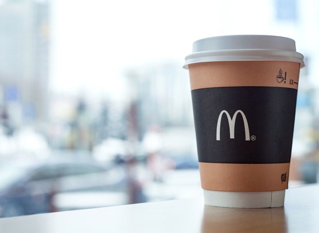 cup of mcdonalds coffee