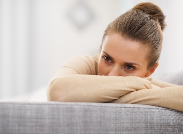 stressed and upset woman