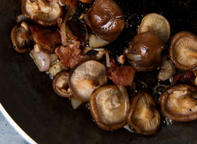 cooked shiitake mushrooms